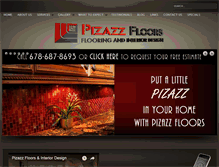 Tablet Screenshot of pizazzfloors.com